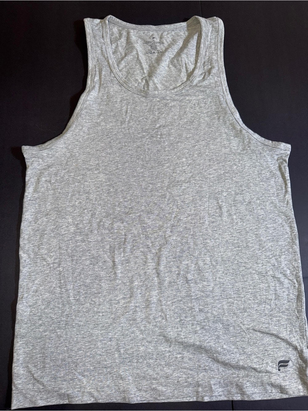 Fabletics Light Gray Athletic Tank Top - XSmall